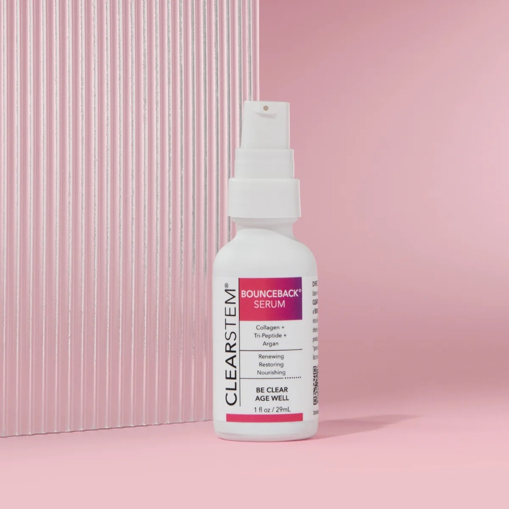 New unused unopened and in box Clearstem Bounceback serum
